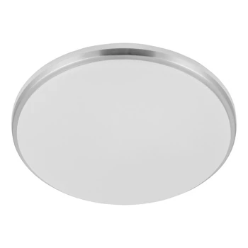 Plafoniera de baie Eglo MARGIDORE metal, plastic, alb, nichel, LED, 18W, 3000K-4000K-6000K, 2250 Lm, IP 54 - 901528