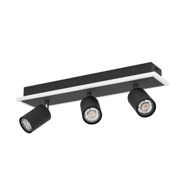 Plafoniera Eglo RIMBOCCHI 1 metal, plastic, negru, alb, LED, 20W, 3000K, 2500 Lm - 901636