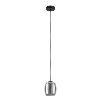 Pendul Eglo CIAMPINO metal, sticla, negru, gri, E27 - 901722