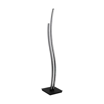 Lampadar Eglo LEJIAS, LED integrat inclus, IP20, baza din otel negru, abajur plastic transparent | Eglo-99805
