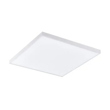 Plafoniera Eglo TURCONA-CCT, LED integrat inclus, IP20, baza din aluminiu-otel alb, abajur plastic alb | Eglo-99833
