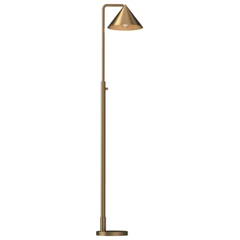 Lampadar Elstead metal, auriu, E27 - ELS-ALM-REMYCK-FL-GD
