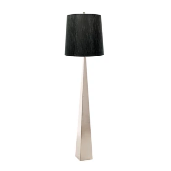 Lampadar Elstead ASCENT metal, bumbac, nichel, negru, E27 - ASCENT-FL-PN-BK