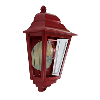 Aplica exterior Elstead DECO LANE metal sticla rosu transparent E27 IP44 - DECO-LANE7-RED