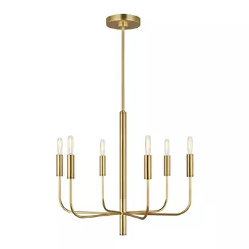 Candelabru Elstead BRIANNA metal, alama, E14 - FE-BRIANNA6-BB