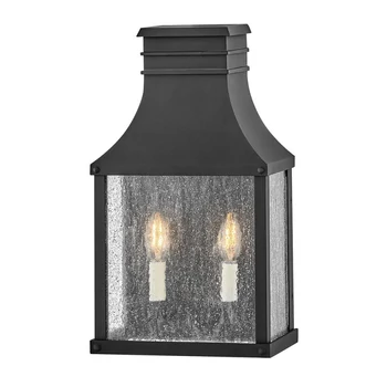 Aplica exterior Elstead BEACON HILL metal sticla negru transparent E14 IP44 - HK-BEACON-HILL7-MB