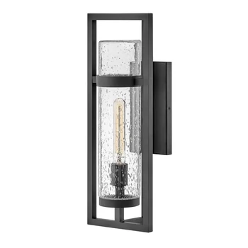 Aplica de perete exterioara Elstead metal, sticla, negru, transparent, E27, IP44 - ELS-HK-CORDILLERA-M-BK
