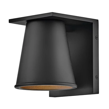 Aplica de perete exterioara Elstead metal, negru, GU10, 8W, 2700K, 560 Lm, IP44 - ELS-HK-HANS-S-BLK