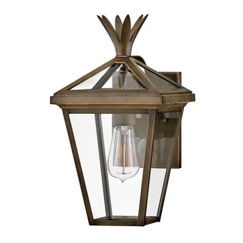 Aplica de perete exterioara Elstead metal, sticla, bronz, transparent, E14, IP44 - ELS-HK-PALMA-S-BU