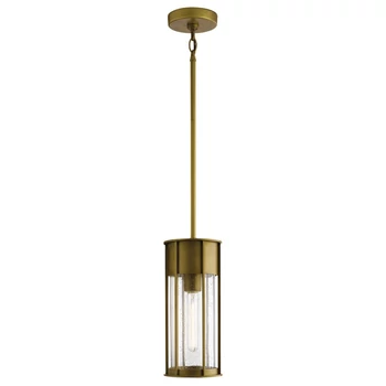 Aplica de perete exterioara Elstead metal, sticla, alama, E27, IP44 - ELS-KL-CAMILLO-P-PNBR