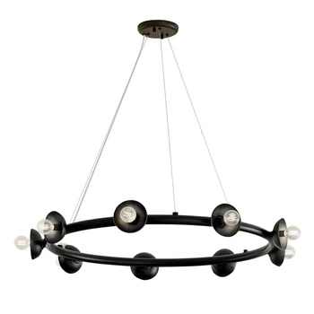 Pendul Elstead metal, negru, E14 - ELS-KL-PALTA9-BK