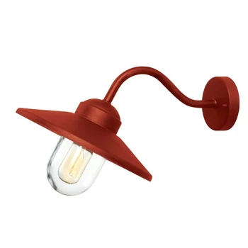 Aplica de perete exterioara Elstead metal, sticla, rosu, E27, IP44 - ELS-KLAMPENBORG-OXR