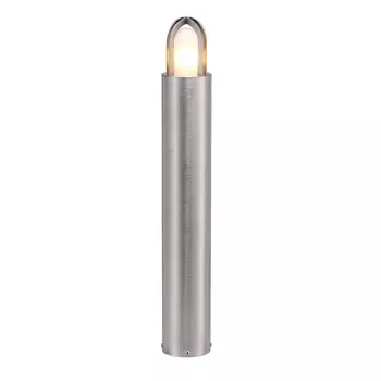 Lampadar exterior Elstead PAIGNTON metal, sticla, argintiu, alb, E27, IP55 - PAIGNTON-B-SS