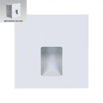 Corp de iluminat pentru scari Emithor VIX plastic, alb, LED, 4000K, 1W, 55lm - 70421