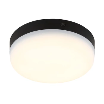 Plafoniera Globo MATTHEW plastic, negru, alb, LED, 8W, 4000K, 570lm - 12387-8