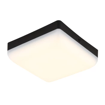 Plafoniera Globo MATTHEW plastic, negru, alb, LED, 8W, 4000K, 570lm - 12388-8