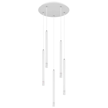 Pendul Globo RYAN metal, plastic, alb, transparent, G9 - 15629W-5