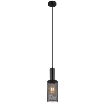 Pendul Globo JEDD metal, negru, E27 - 15648H