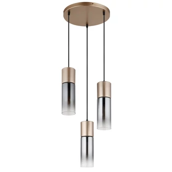 Pendul Globo ANNIKA metal, sticla, cappuccino, fumuriu, E27 - 21000-3HCA