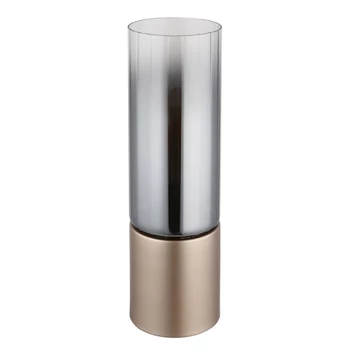 Veioza Globo ANNIKA metal, sticla, cappuccino, fumuriu, E27 - 21000TCA