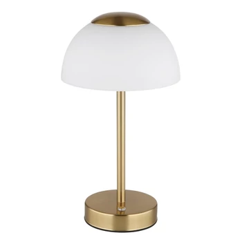 Veioza Globo SARIMA metal, sticla, alama, alb, LED, 2.5W, 2700-4000-6500K, 150Lm - 21014M