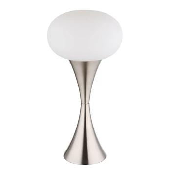 Veioza Globo LULA metal, sticla, nichel, opal, E14 - 21027N