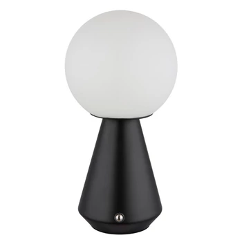 Veioza decor Globo SORA metal, acril, negru, nichel, alb, LED, 1.5W, 3000-4500-6500K, 140 Lm - 21029S