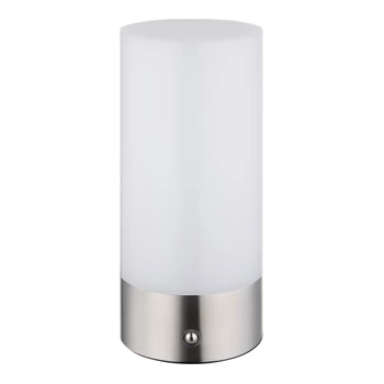 Veioza decor Globo LEX metal, acril, nichel, alb, RGB-LED, 1.8W, 2900K, 100 Lm - 21040RGB