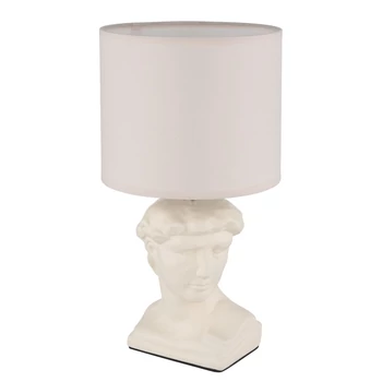Veioza Globo HERMES ceramic, textil, bej, E14 - 21732CU