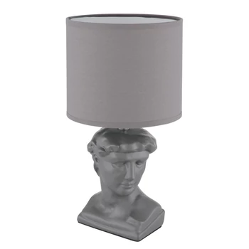Veioza Globo HERMES ceramic, textil, gri, E14 - 21732G
