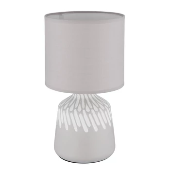 Veioza Globo RELA ceramic, textil, gri, E14 - 21733AS