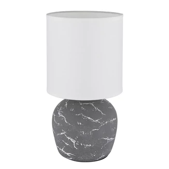 Veioza Globo MARBLE ceramic, gri,alb, E14 - 21739G