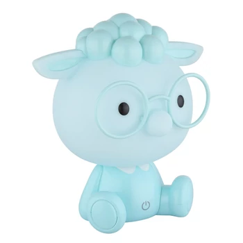 Veioza pentru copii Globo SHEEPY plastic, albastru, alb, LED, 1W, 3000K, 32 Lm - 21760B
