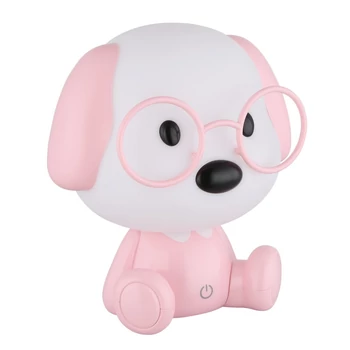Veioza pentru copii Globo PUPPY plastic, pink, alb, LED, 1W, 3000K, 32 Lm - 21761P
