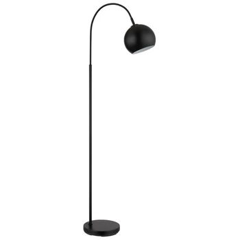 Lampadar Globo BENNO metal, negru, E27 - 24779B