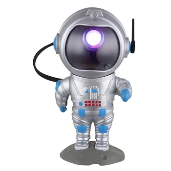 Veioza pentru copii Globo COSMO plastic, argintiu, gri, albastru, negru, RGB-LED, 4.5W - 28083