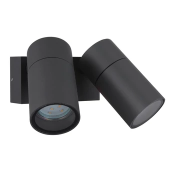 Spot pentru baie Globo PIPER metal, plastic, sticla, antracit,  negru, GU10, IP44 - 3209-2
