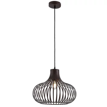 Pendul Globo MATEO metal, ruginiu, negru, E27 - 33370111X