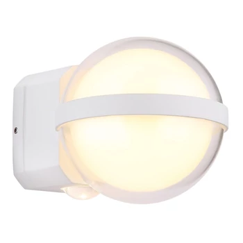 Aplica exterior Globo ILLI metal, plastic, alb, transparent, LED, 12W, 3000K, 1320lm, IP54 - 34157W