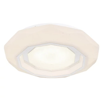 Plafoniera Globo HOKKI metal, acril, alb, LED, 24W, 2700K-6500K, 150-1600lm - 41280-24