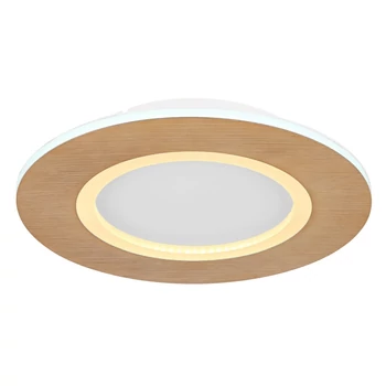 Plafoniera Globo CLAY metal, acril, alb, maro, LED, 2700K-6500K, 23.4W, 1370lm - 41767R