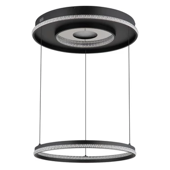 Pendul Globo MARSH metal, acril, negru, LED, 54W, 2700-6500K, 2035Lm - 48041H
