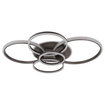 Plafoniera Globo LORELEI metal, acril, antracit, transparent, LED, 70W, 3000K, 3700Lm - 48467-70A