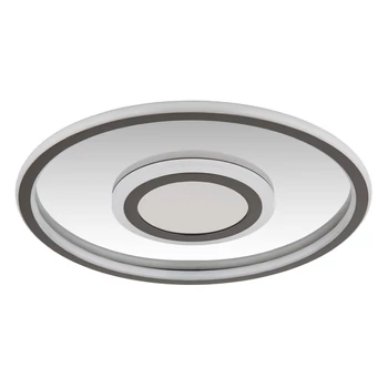 Plafoniera Globo CARA metal, acril, gri, alb, LED, 40W, 3000K, 2400Lm - 48556-40