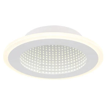 Plafoniera Globo LAMELA metal, acril, alb, LED, 12W, 4000K, 750lm - 48919-12R