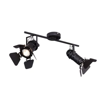 Plafoniera Globo EGON metal, negru, GU10 - 54650-2B