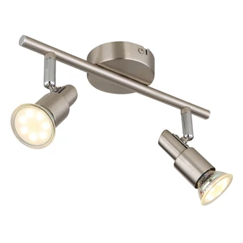 Plafoniera Globo KINLEY metal, nichel, GU10, 3W, 3000K, 250Lm - 57385-2