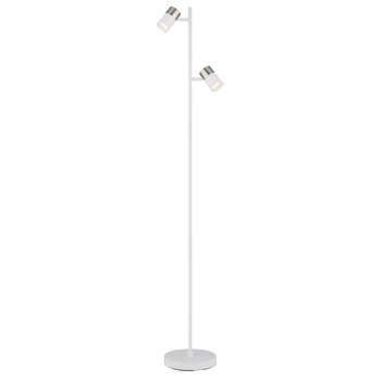 Lampadar Globo BRISBON metal, alb, nichel, GU10 - 57851S