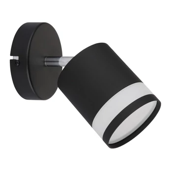 Spot Globo LUCERO metal, plastic, negru, alb, GX53, 7W, 3000K, 364Lm - 57852-1