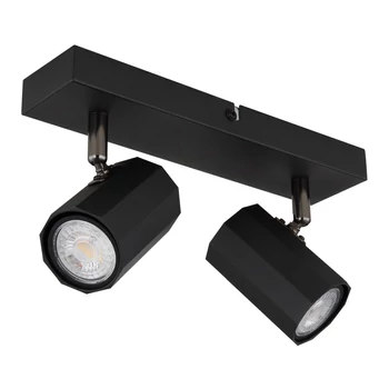 Spot Globo JAMES metal, negru, GU10 - 57918-2B